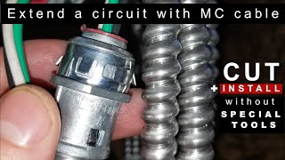 How to install strip and cut MC cable with no special tools [upl. by Celestine811]