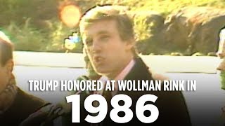 Donald Trump honored in 1986 for reopening Wollman Rink in Central Park  WABC Vault [upl. by Aehsal699]