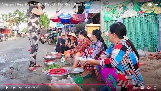 Vietnam  Rural life in An Bien District  Kien Giang Province [upl. by Dewhurst]