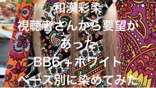 【和漢彩染】白髪ampブリーチベースにBB6 ホワイトを染めてみた【自由が丘美容室13s hair】和漢彩染 じゅうさんずへあーbeautysalon [upl. by Hale]