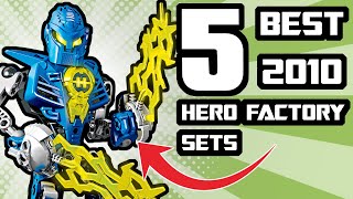 Top 5 Best LEGO Hero Factory Sets from 2010 [upl. by Aniakudo331]