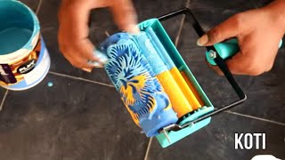 How to use  patterned paint rollerstools standard applicator [upl. by Bork817]