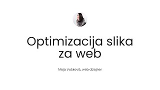 Optimizacija slika za web [upl. by Archibald]