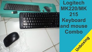 Logitech MK220MK215 Wireless Keyboard and Mouse Combo Full Unboxing video [upl. by Ule]