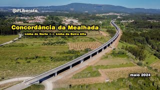 Obras na Concordância da Mealhada maio 2024 [upl. by Audun]