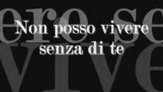 Canzone  Non posso vivere senza di te [upl. by Ahsienroc109]