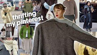 thrift with me for FALL 2024 trends a really good haul [upl. by Nohsid]