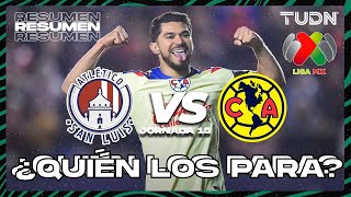 Atlético San Luis vs América  HIGHLIGHTS  AP2023J15  Liga Mx  TUDN [upl. by Asyl]