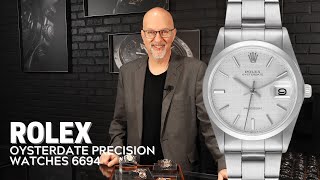 Rolex Oysterdate Precision Steel Watches  SwissWatchExpo [upl. by Efioa837]