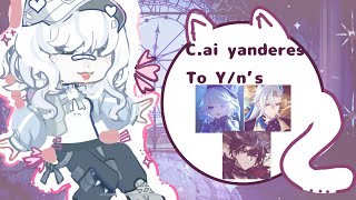 Cai Yanderes react to Yn’s  MADE BY KURAMONN [upl. by Eidak]