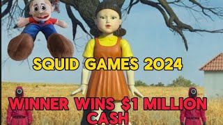 Squid Games 1 million dollar prizeJeffy and friends compete [upl. by Kuebbing]