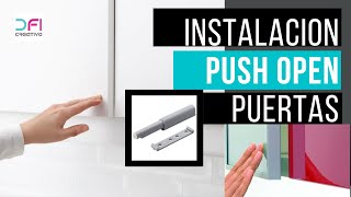 Como instalar el Push Open para puertas pulsador para abrir puertas [upl. by Marline]