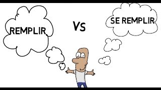 Remplir vs Se Remplir  to fill in French [upl. by Ahsinirt634]