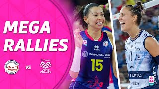 MEGA RALLIES of the match Scandicci  Milano  Lega Volley Femminile 202425 [upl. by Riamu]