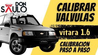 Cómo calibrar las válvulas del VITARA 16 g16b [upl. by Cristie529]