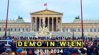 Demo in Wien 30112024 [upl. by Neerak]