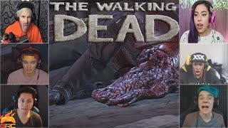 Gamers Reactions to Killing Badger Episode 3 Part 2  The Walking Dead  A New Frontier [upl. by Seidler]