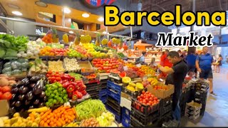 BarcelonaLa Boqueria Market The Most Popular Market In Barcelona [upl. by Ateloj]