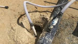 How to Install a Wellpoint Dewatering System in Sandy areas to Lower the Water Table [upl. by Acillegna959]