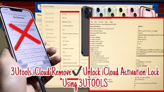 3uTools iCloud Remove ✔️ Unlock iCloud Activation Lock Using 3UTOOLS  iOS 175 [upl. by Nevetse994]