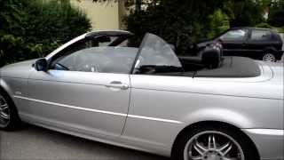 BMW 3er E46 Cabrio Dachautomatik Verdeck Dachmodul Schlüssel Fernbedinung Einbauen Anleitung TUT [upl. by Leirum]