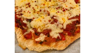 KETOGLUTEN FREE PIZZA WITH NO EGGS OR CHEESE LOW CARB PIZZA [upl. by Clyte]