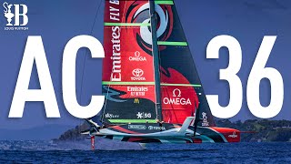 36th Americas Cup  ALL RACES  Race 1  10 [upl. by Yetsirhc698]