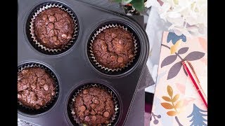 KETO DOUBLE CHOCOLATE COFFEE MUFFINS [upl. by Eniamrehs]