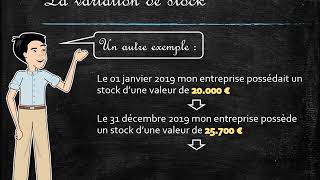 Comptabilité  La variation de stock [upl. by Cerelia]