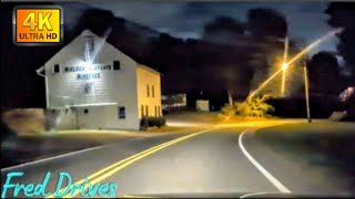 A 4K drive at night from Montville NJ driving drive paterson [upl. by Sussi]