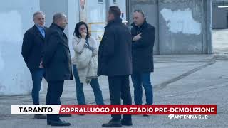 19 NOVEMBRE 2024  TARANTO  SOPRALLUOGO ALLO STADIO PREDEMOLIZIONE [upl. by Ahsienel673]