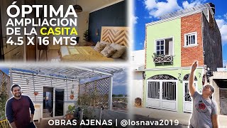 ÓPTIMA AMPLIACIÓN DE LA CASITA  45X16 MTS  OBRAS AJENAS  losnava2019  PARTE 2 [upl. by Topper]