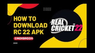 Download Real cricket 22  Fix The Early Access Program Is currentl [upl. by Nordgren]