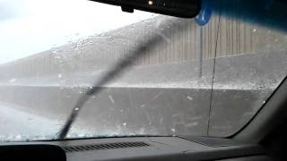 Hail Storm Stops The Phoenix Arizona Freeway October 5th 2010 [upl. by Aphra642]