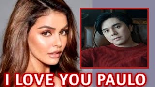 Janine Gutierrez sends a love message to Paulo Avelino that she loves him Soo much [upl. by Anilemrac304]