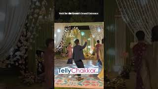 Surbhi Jyoti Ke Sangeet Mein Karan Wahi and Rithvik Dhanjani Dance [upl. by Aiekahs358]