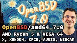 OpenBSDamd64 70 Install [upl. by Vanna]