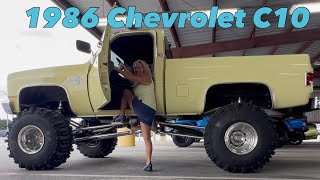 1986 Chevrolet C10 Chevrolet truck carlover [upl. by Myrtice877]