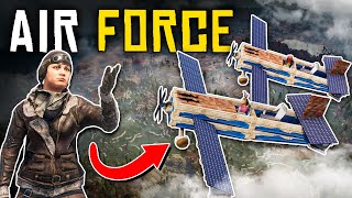 Running an AIR FORCE of FIGHTER PLANES  Rust Roleplay Survival [upl. by Vally953]