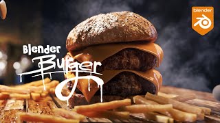 I Made Burger With Blender  Timelapse [upl. by Llehcsreh]