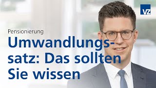 Umwandlungssatz Das sollten Sie wissen [upl. by Grefer]