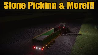 Fox Farms Solo Episode 9 Stone Picking Spreading Lime amp Plowing FS22 PS5 [upl. by Yema]