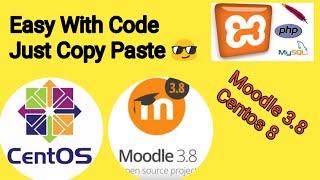 part 5 How to install Moodle eLearning in localhost XAMPP on centOS Almalinux [upl. by Atirma470]