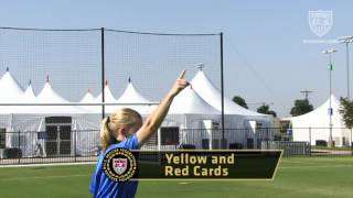 US Soccer Referee Signals [upl. by Eiluj]