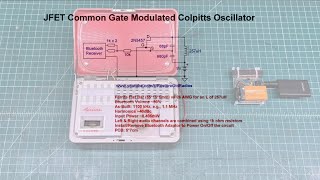 JFET Common Gate Modulated Colpitts Oscillator [upl. by Ezzo]