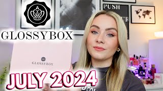 JULY GLOSSYBOX 2024 UNBOXING amp REVIEW  MISS BOUX [upl. by Irami]