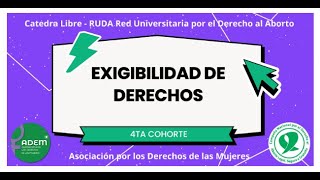 Curso de Exigibilidad de Derechos 2024 [upl. by Hammerskjold969]