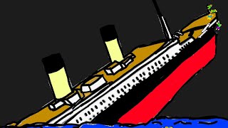 Titanic sinking animation in dc2 титаник titanic1912 titanic sink in 1912 15 April [upl. by Vedette]