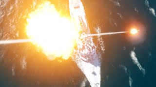 Phalanx CIWS Closein Weapon System In Action  Houthi antiship missile interception l DCS World [upl. by Eedrahs90]