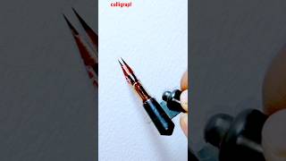 Calligraphy writing tutorial ✍️ Modern calligraphy ✒️shorts ytshorts youtube viral creative [upl. by Ecyrb]